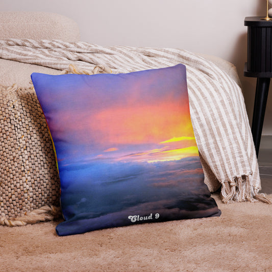 Cloud 9 Vibrant Sunrise Premium Pillow Case