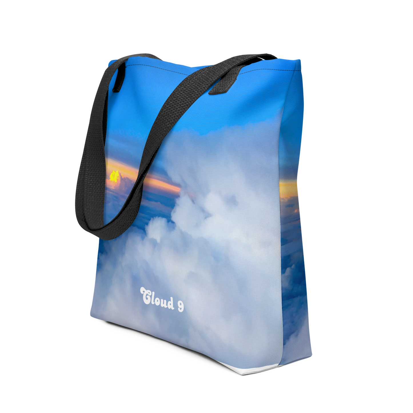 Cloud 9 Peeking Sunrise Tote bag