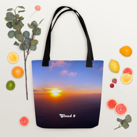 Cloud 9 Blue Sunrise Tote bag