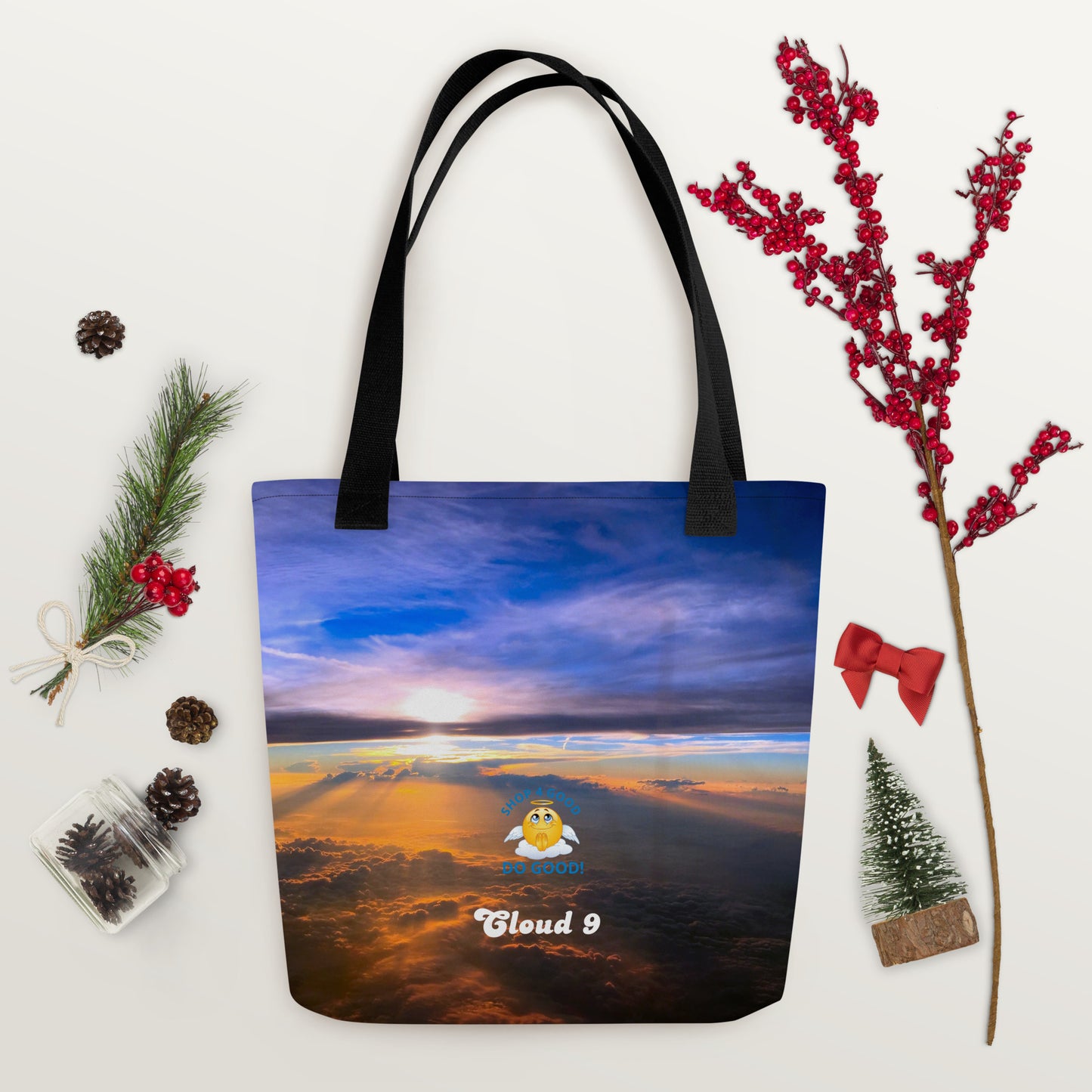 Shop4Good Branded Cloud 9 Sunrays Tote bag