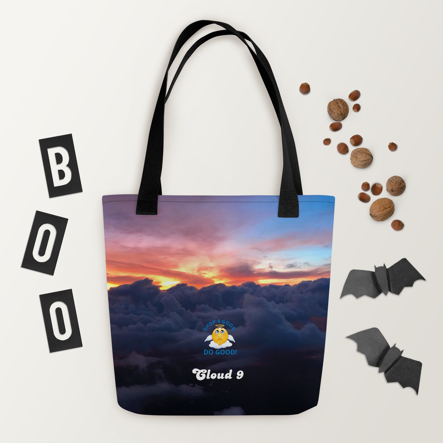 Shop4Good Branded Cloud 9 Sunrays Tote bag