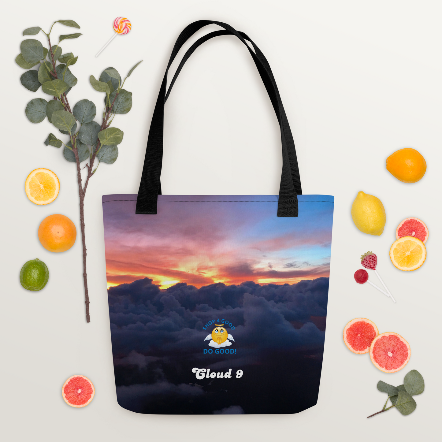 Shop4Good Branded Cloud 9 Sunrays Tote bag