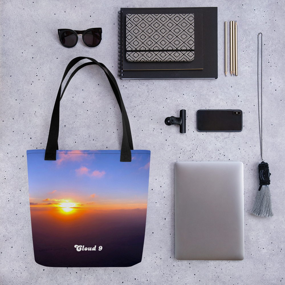 Cloud 9 Blue Sunrise Tote bag