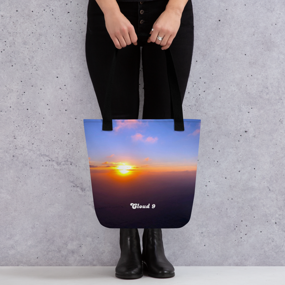 Cloud 9 Blue Sunrise Tote bag