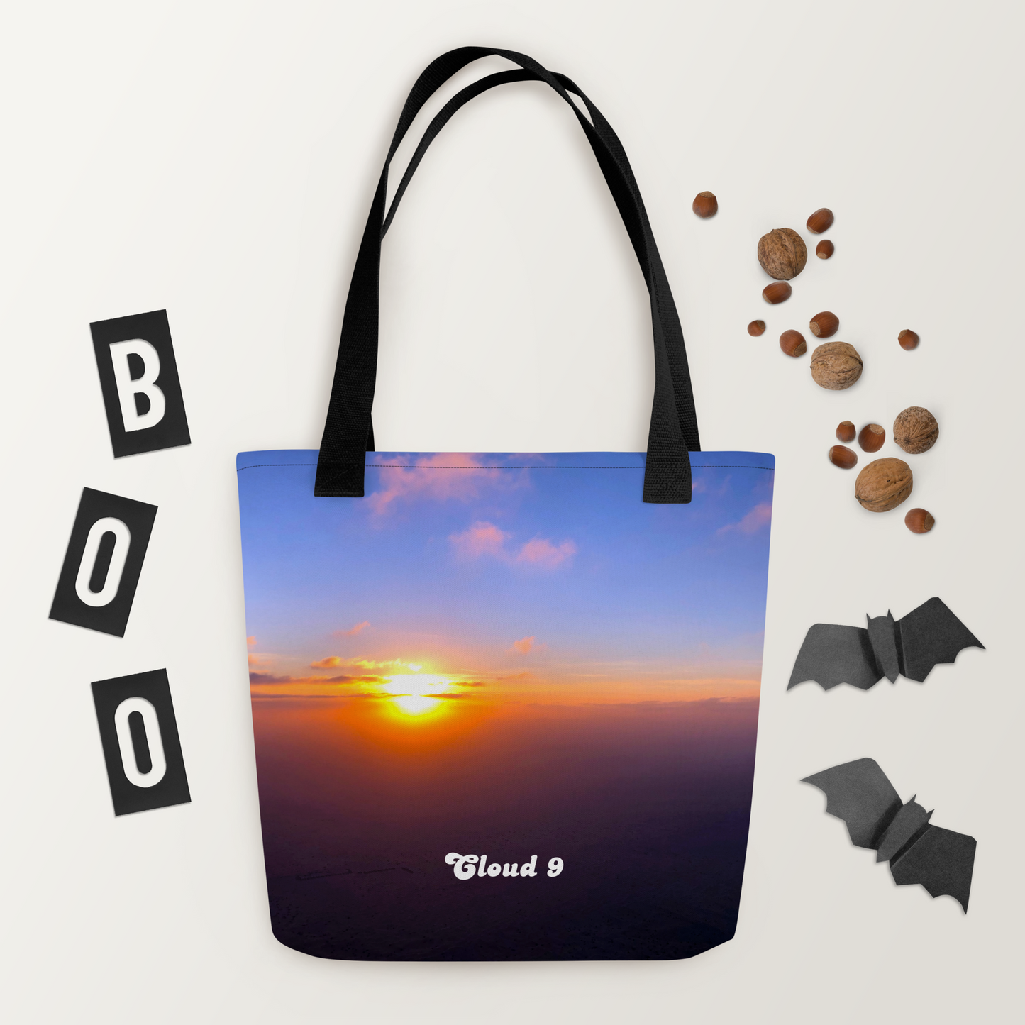 Cloud 9 Blue Sunrise Tote bag