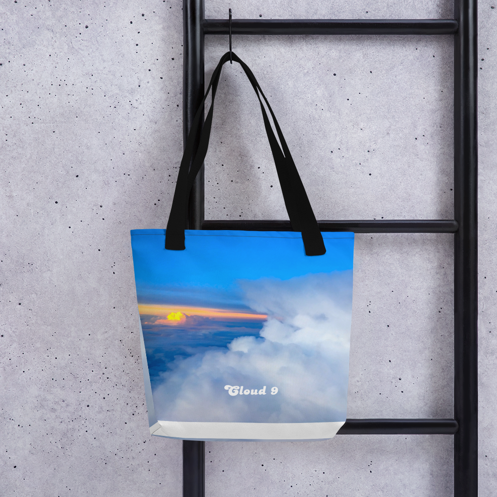 Cloud 9 Peeking Sunrise Tote bag