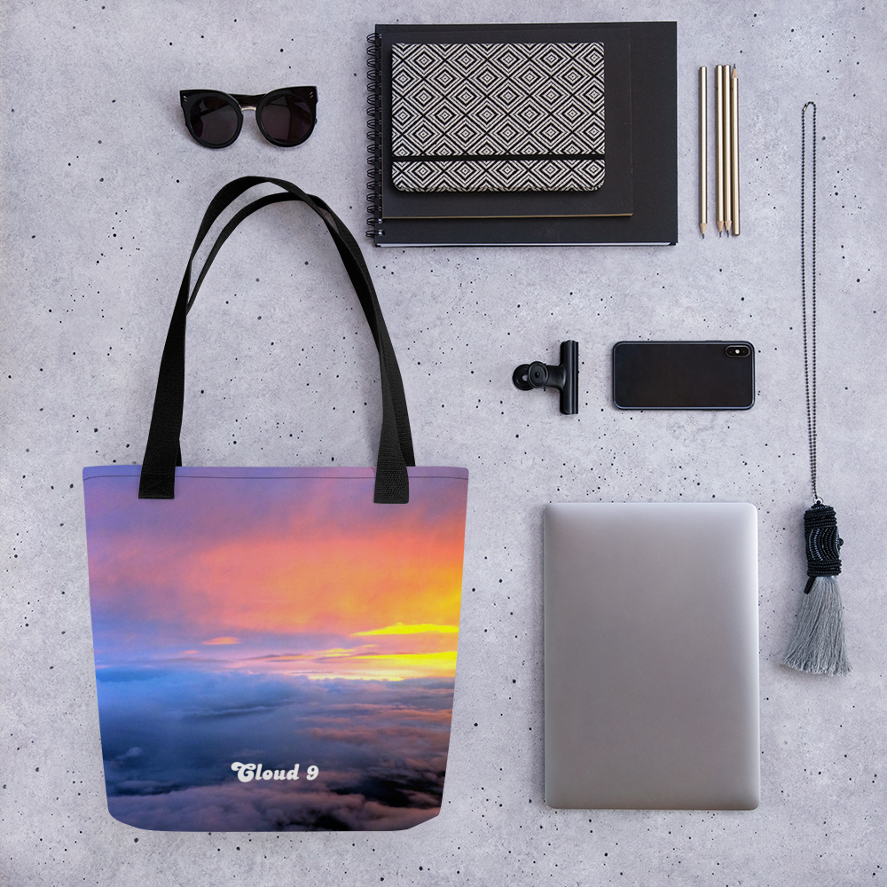 Cloud 9 Vibrant Sunrise Tote bag