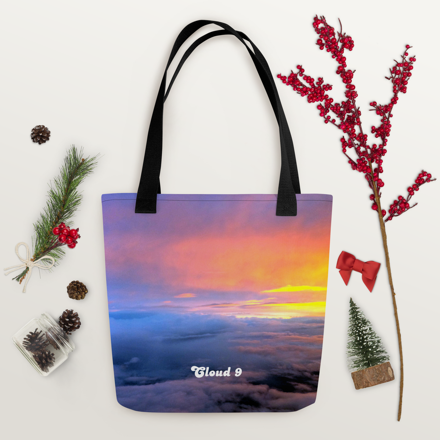 Cloud 9 Vibrant Sunrise Tote bag