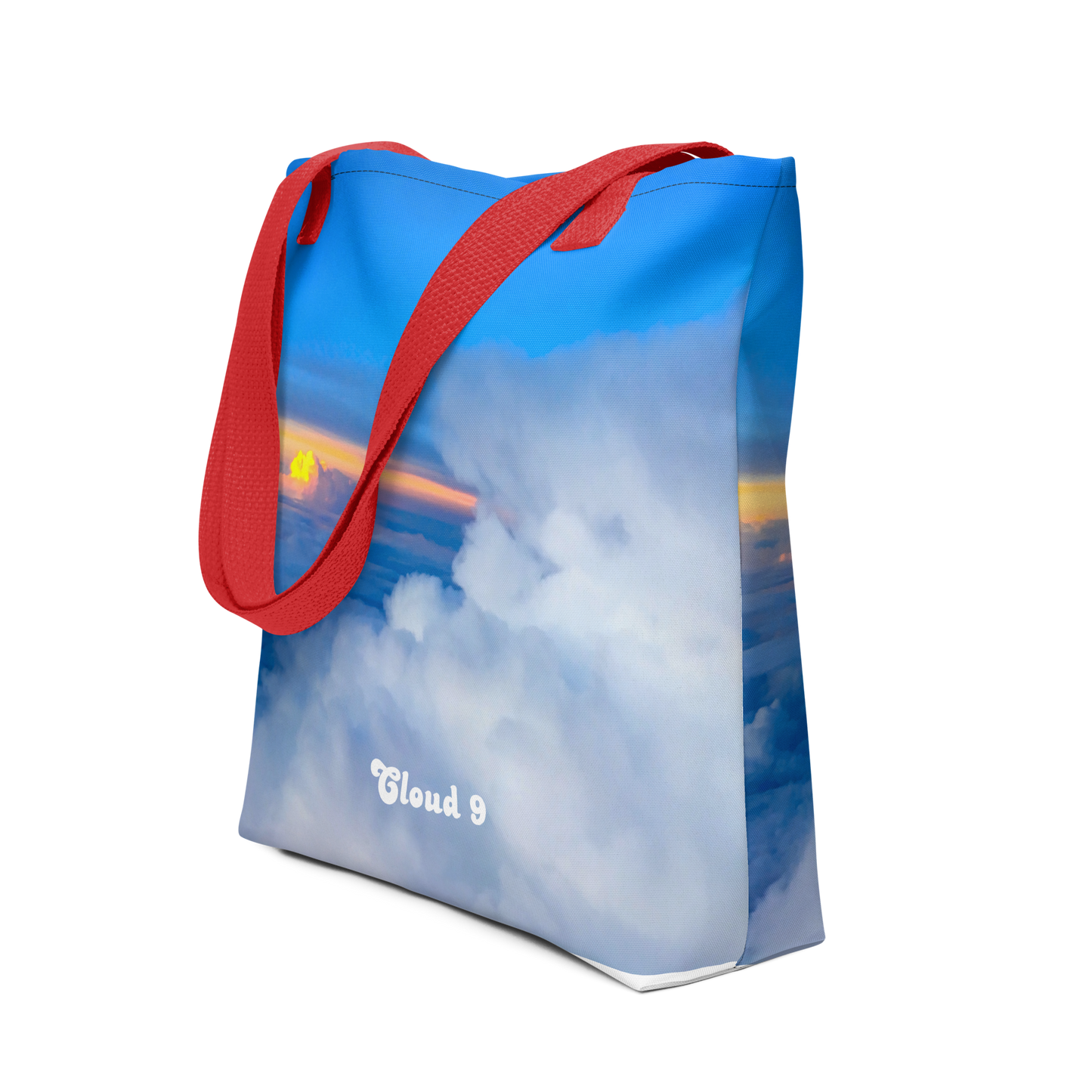 Cloud 9 Peeking Sunrise Tote bag