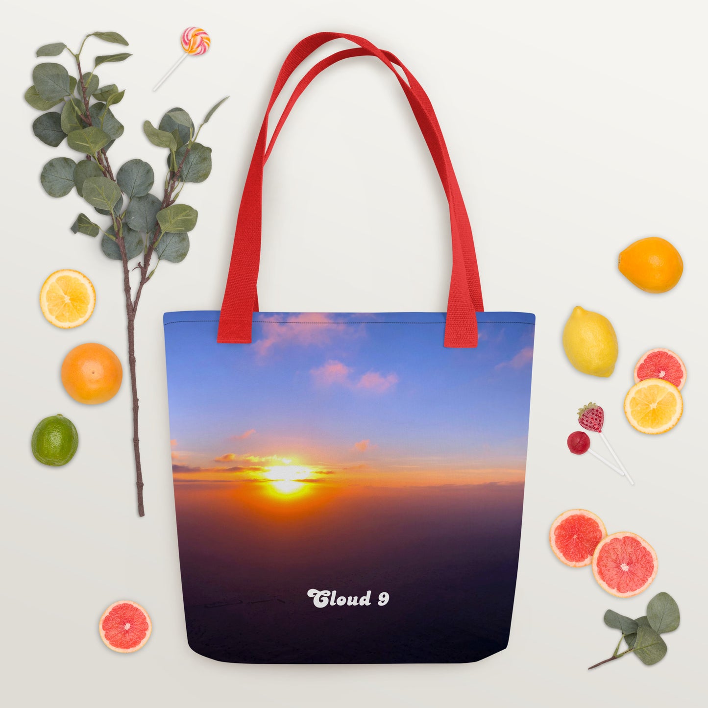 Cloud 9 Blue Sunrise Tote bag