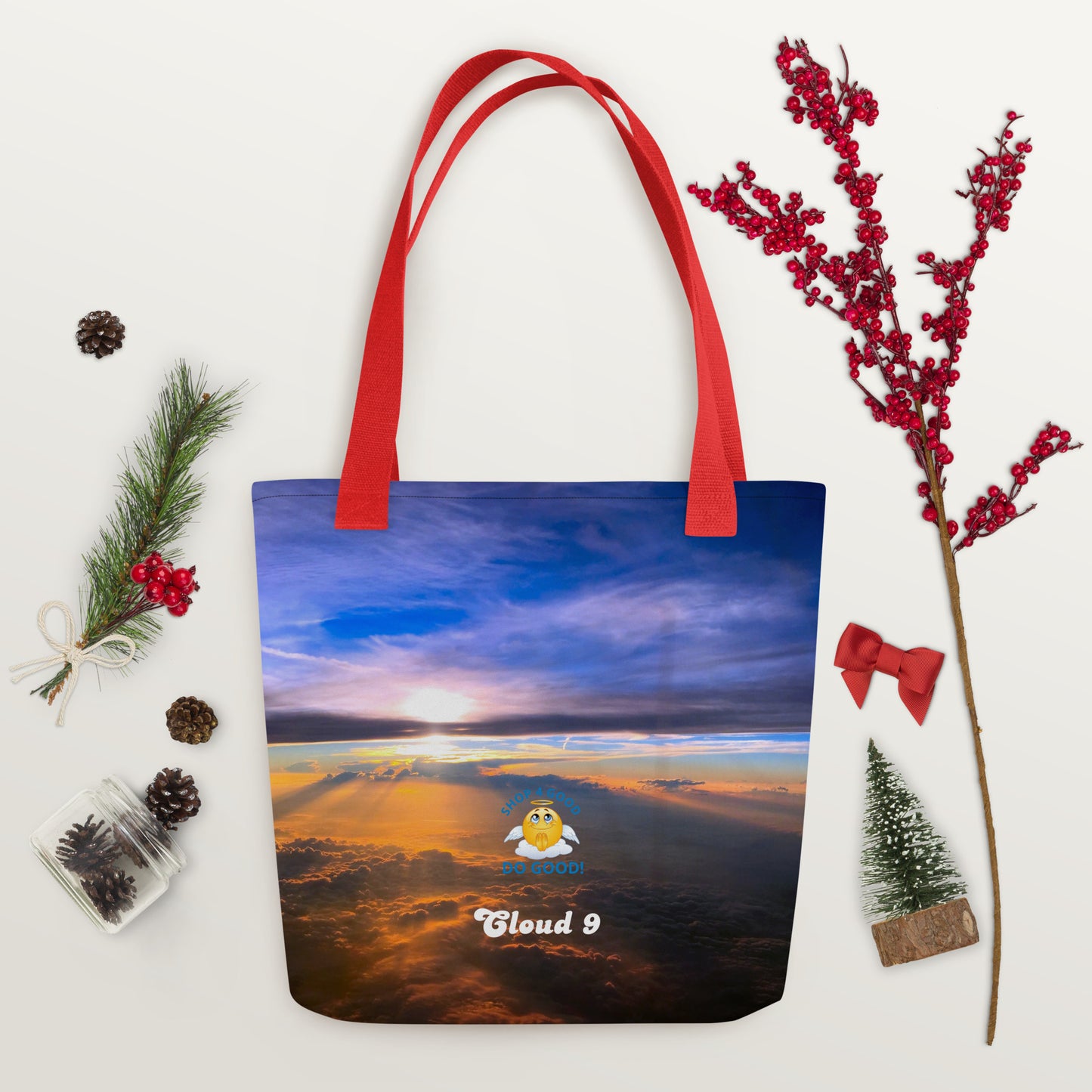 Shop4Good Branded Cloud 9 Sunrays Tote bag