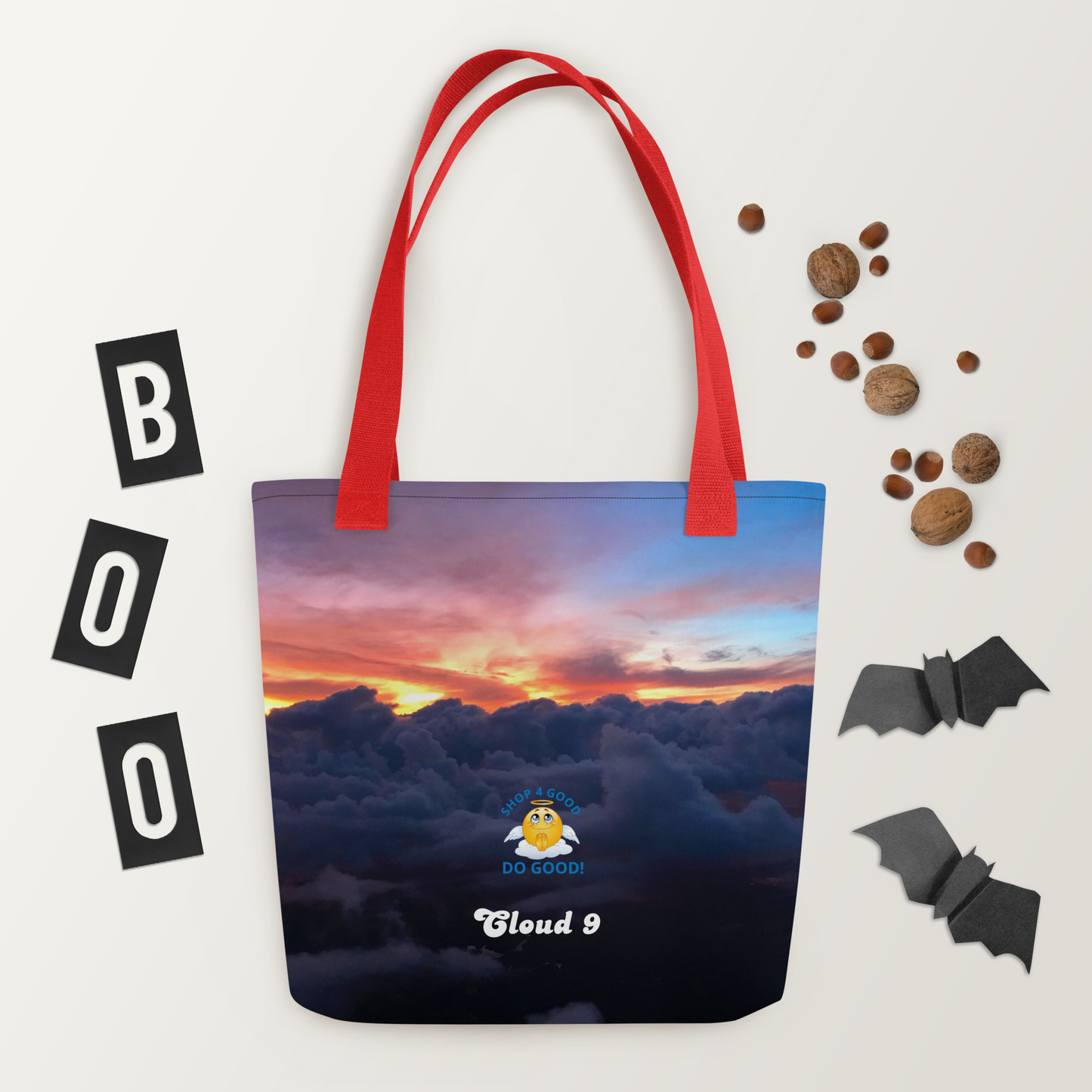 Shop4Good Branded Cloud 9 Sunrays Tote bag