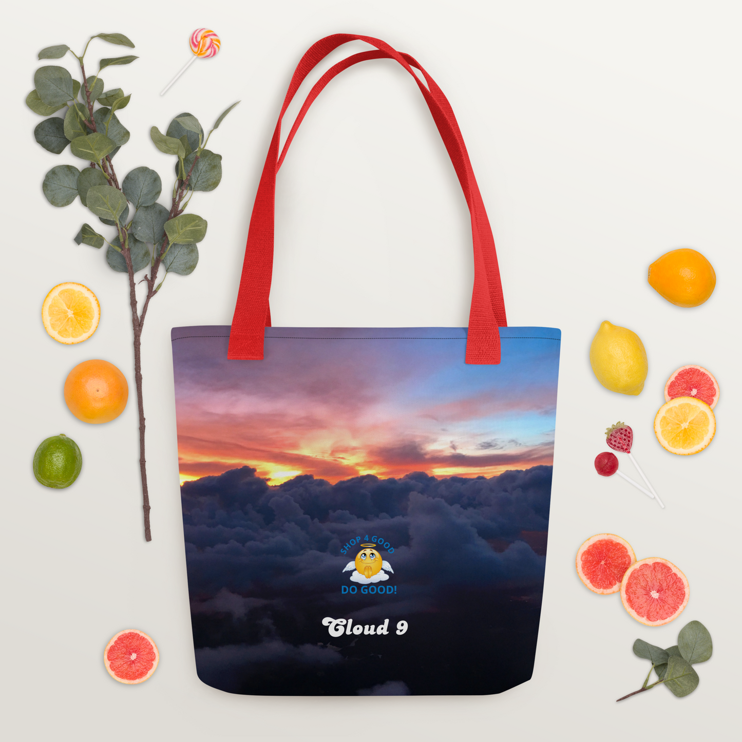 Shop4Good Branded Cloud 9 Sunrays Tote bag