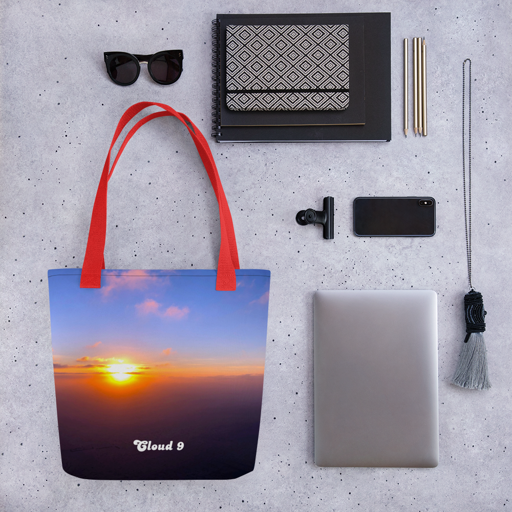 Cloud 9 Blue Sunrise Tote bag