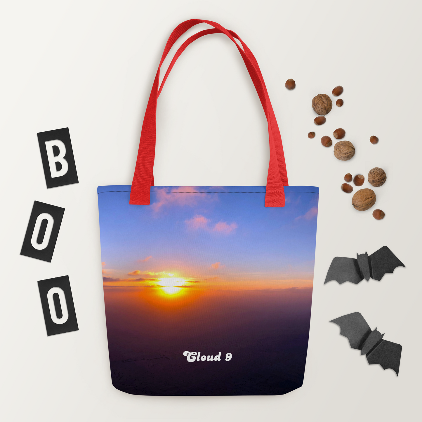 Cloud 9 Blue Sunrise Tote bag