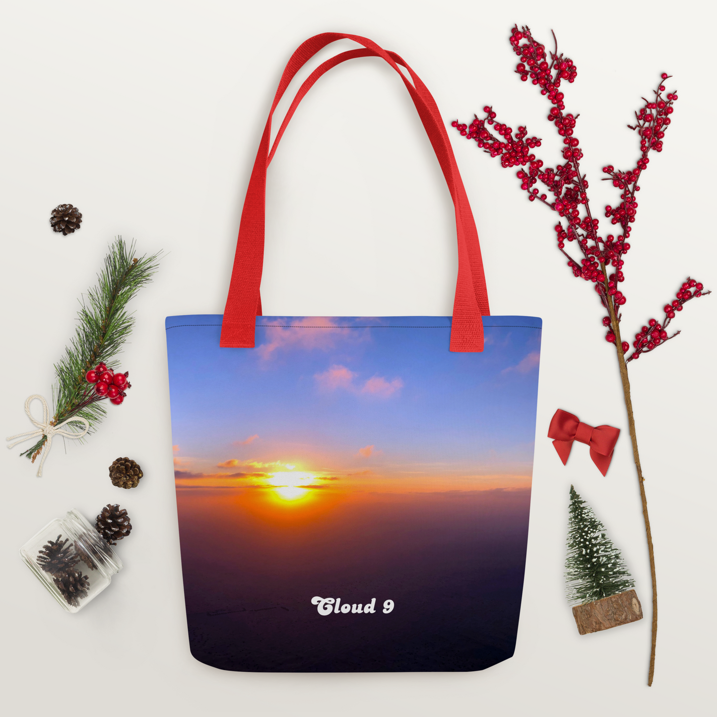 Cloud 9 Blue Sunrise Tote bag