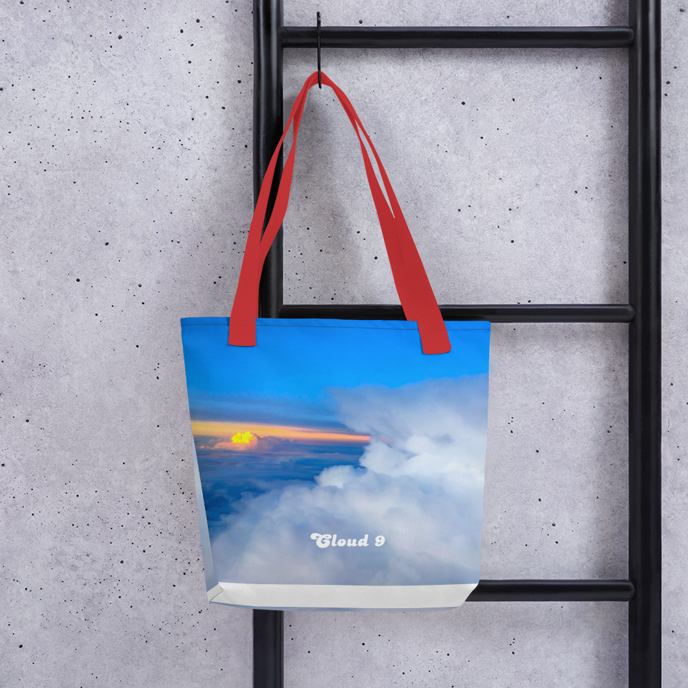 Cloud 9 Peeking Sunrise Tote bag