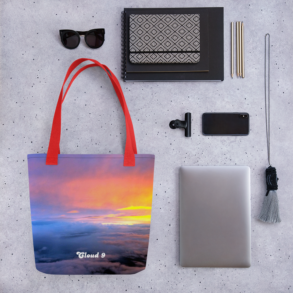 Cloud 9 Vibrant Sunrise Tote bag