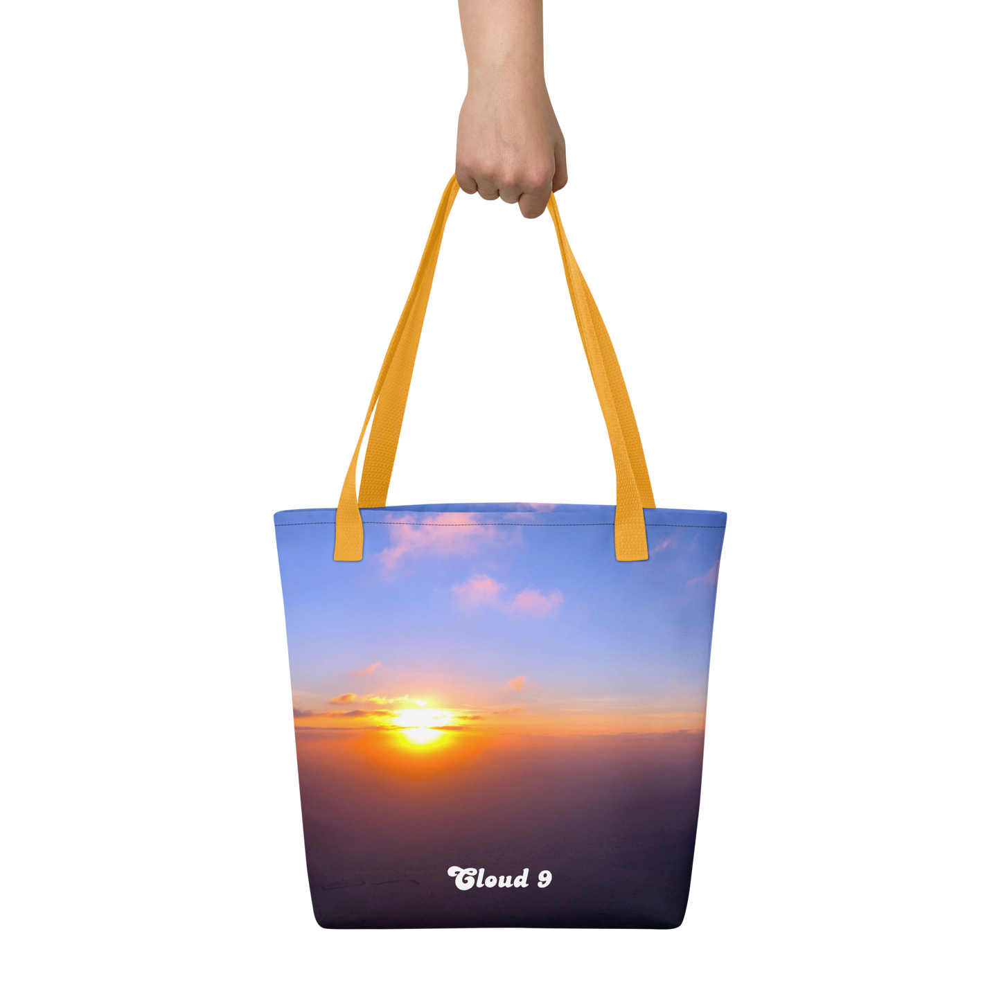 Cloud 9 Blue Sunrise Tote bag