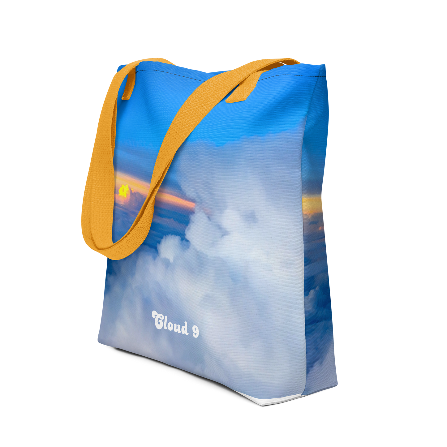 Cloud 9 Peeking Sunrise Tote bag