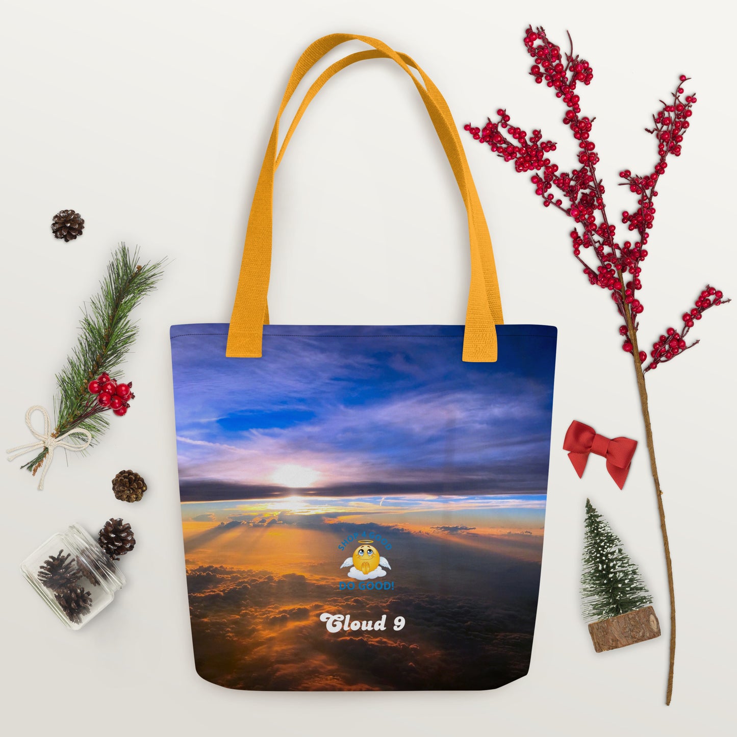 Shop4Good Branded Cloud 9 Sunrays Tote bag