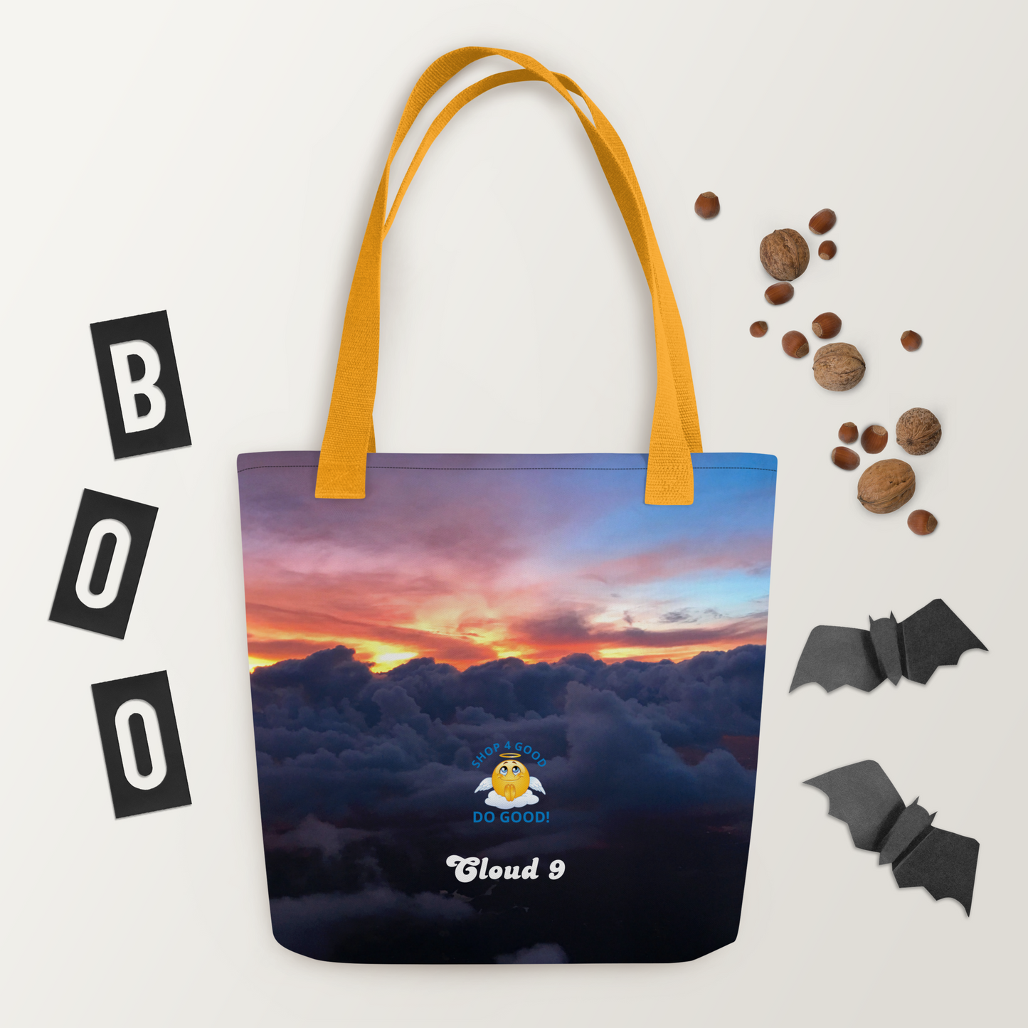 Shop4Good Branded Cloud 9 Sunrays Tote bag