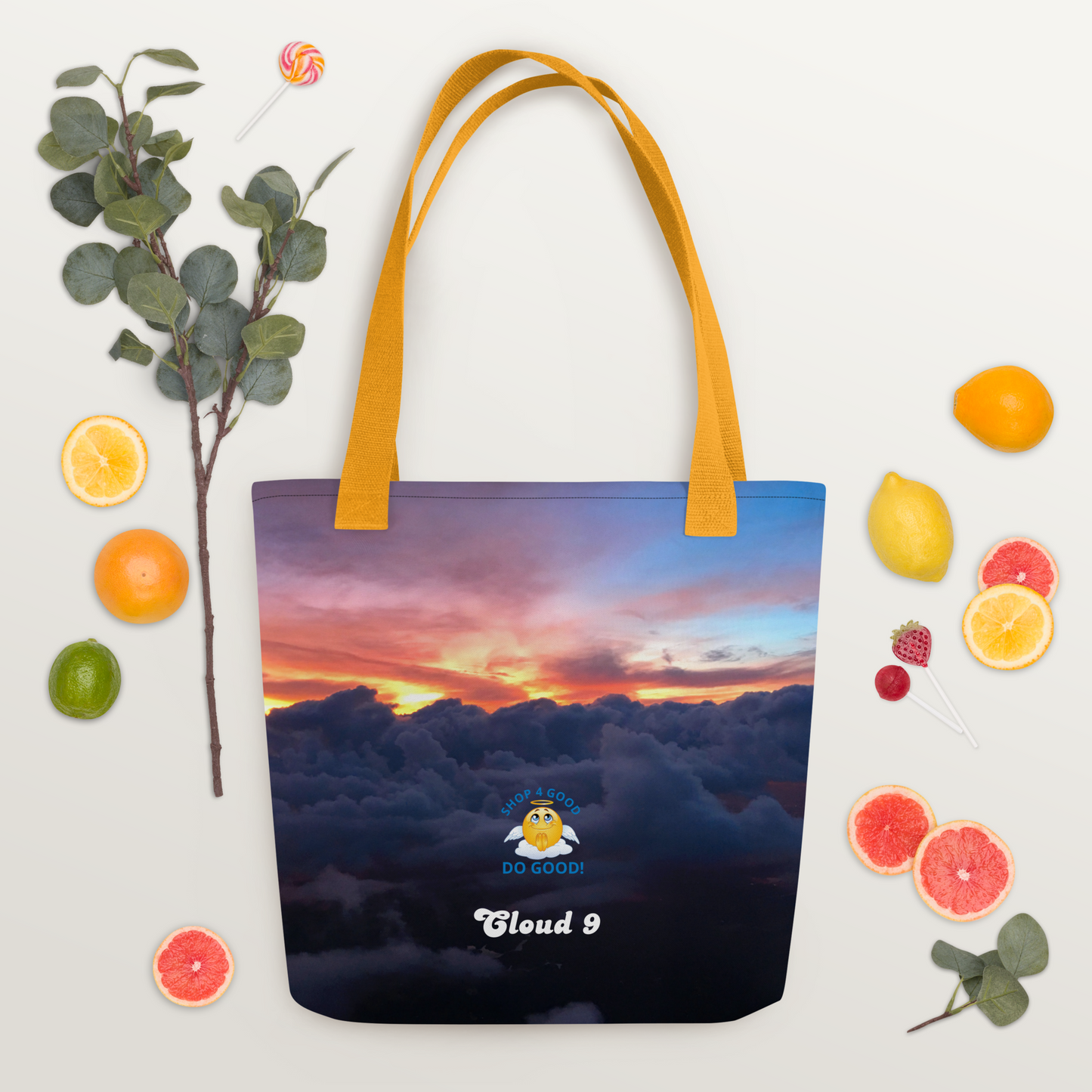 Shop4Good Branded Cloud 9 Sunrays Tote bag