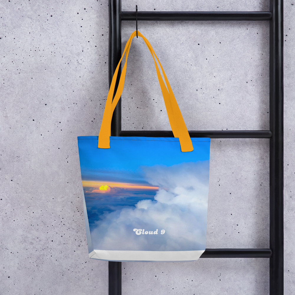 Cloud 9 Peeking Sunrise Tote bag