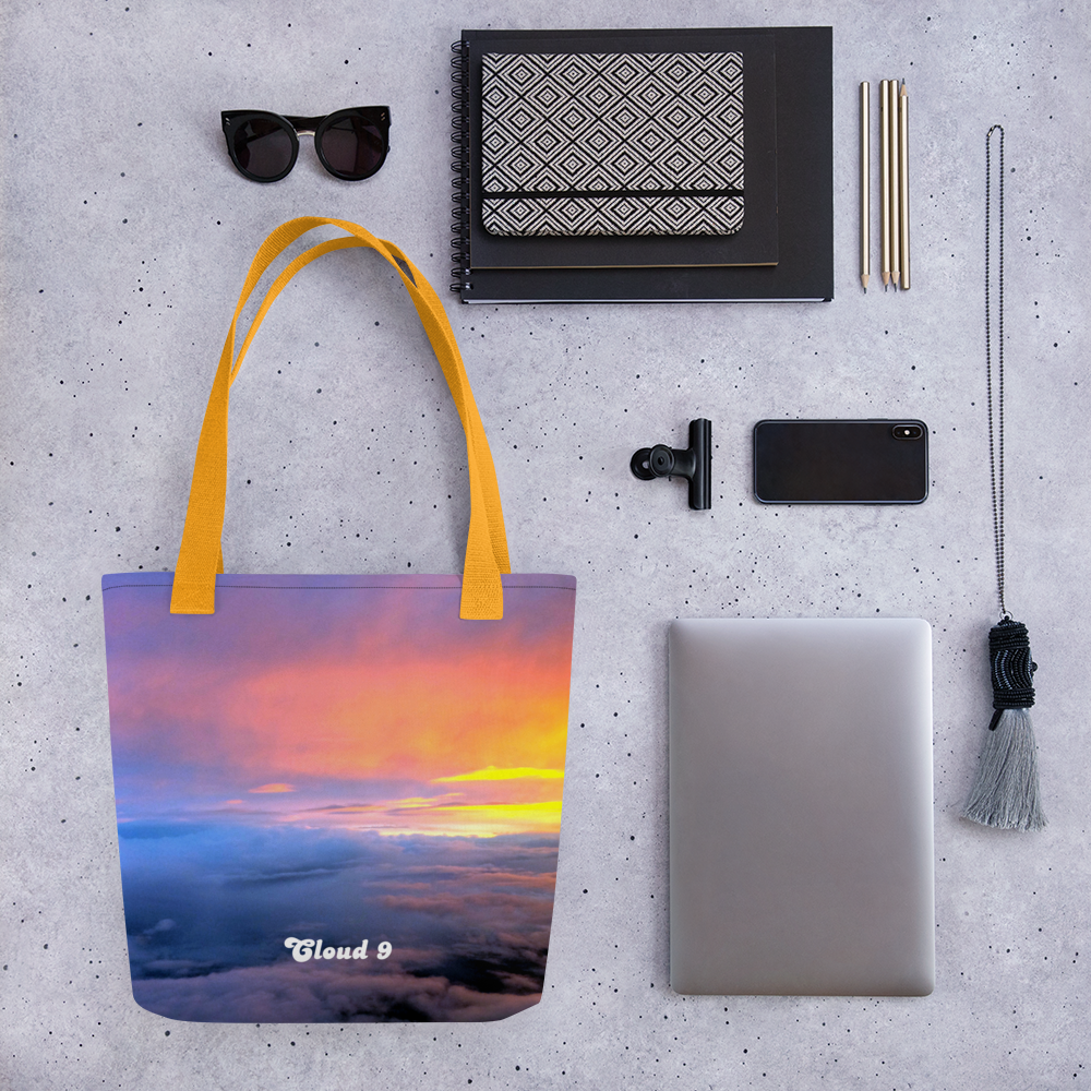 Cloud 9 Vibrant Sunrise Tote bag