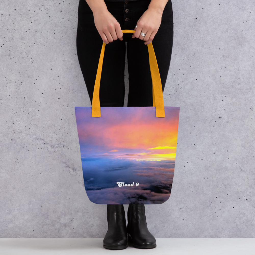 Cloud 9 Vibrant Sunrise Tote bag