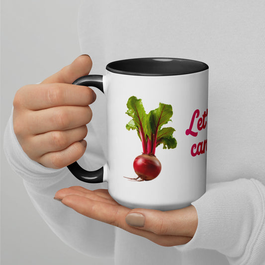 Let's Beet Cancer Mug with Color Inside