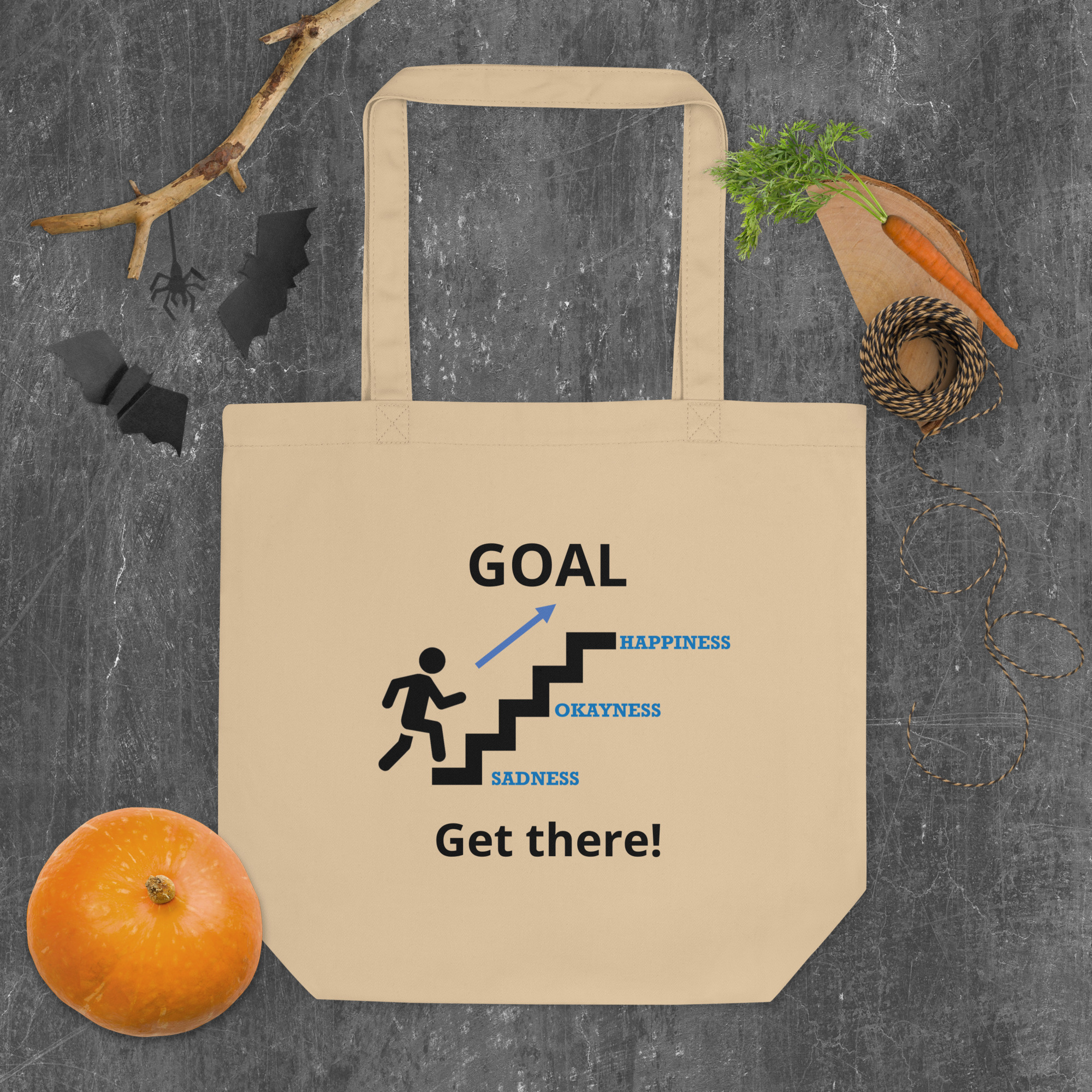 Eco Organic Cotton Tote Bag - Image 2