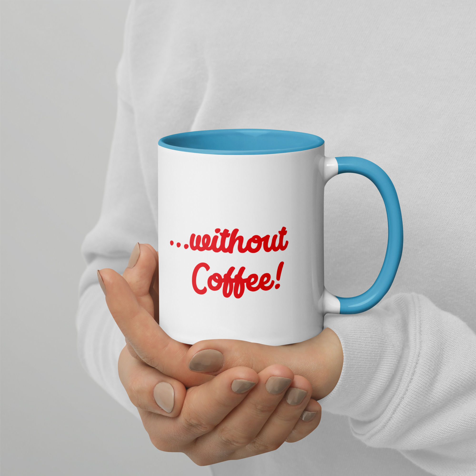 Donut Resuscitate Red Print Mug with Color Inside - Image 18