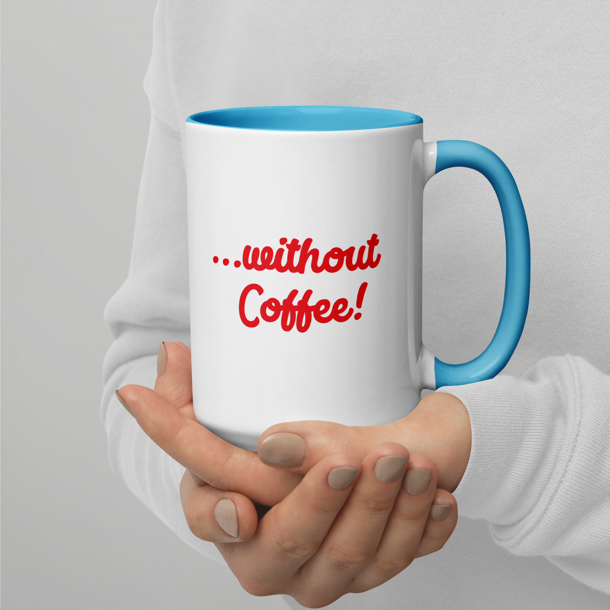 Donut Resuscitate Red Print Mug with Color Inside - Image 20