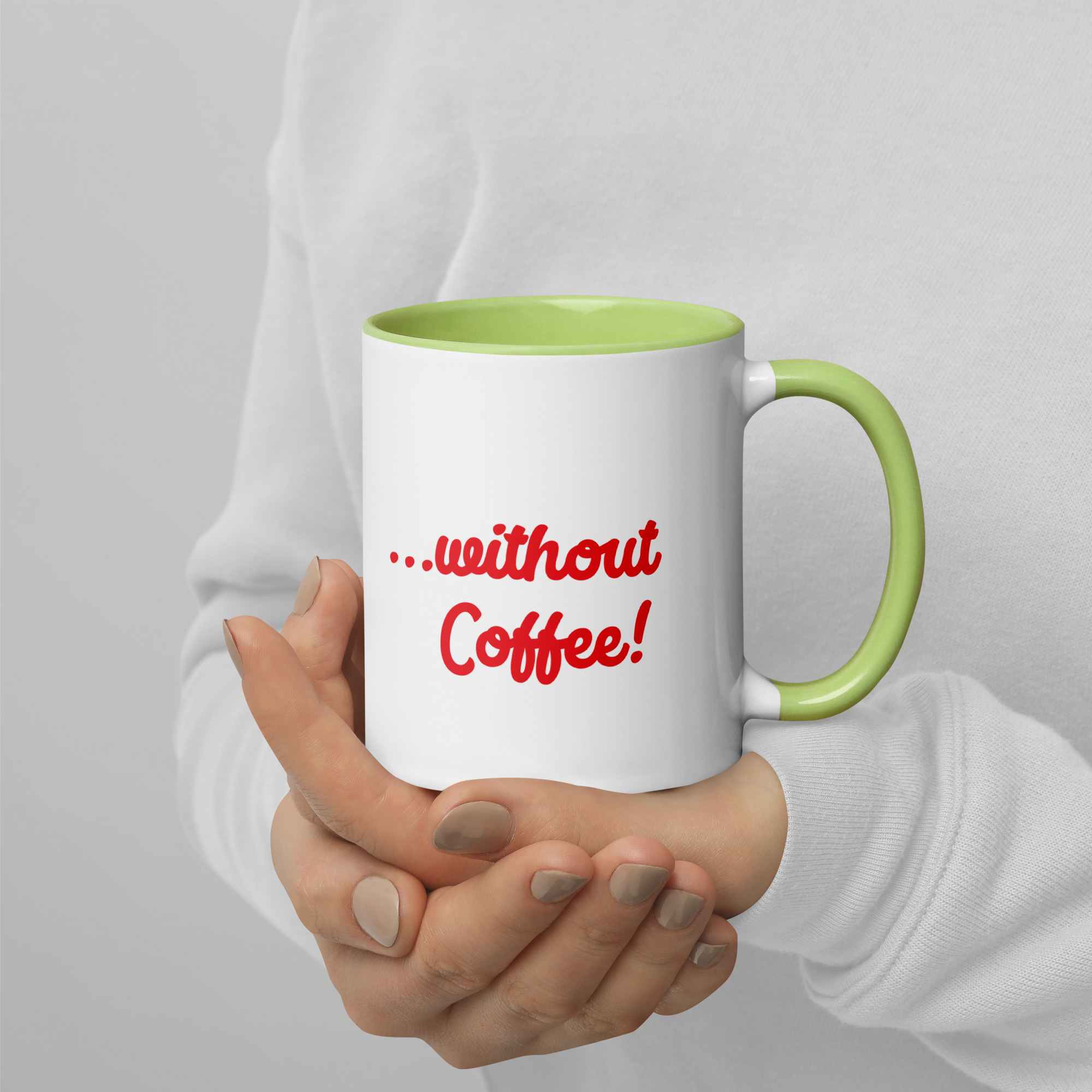 Donut Resuscitate Red Print Mug with Color Inside - Image 26