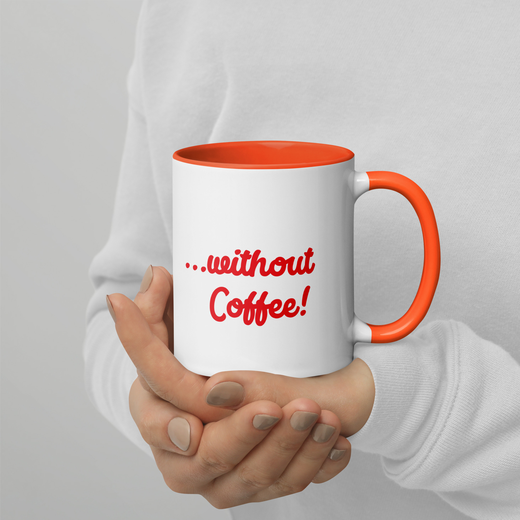 Donut Resuscitate Red Print Mug with Color Inside - Image 16
