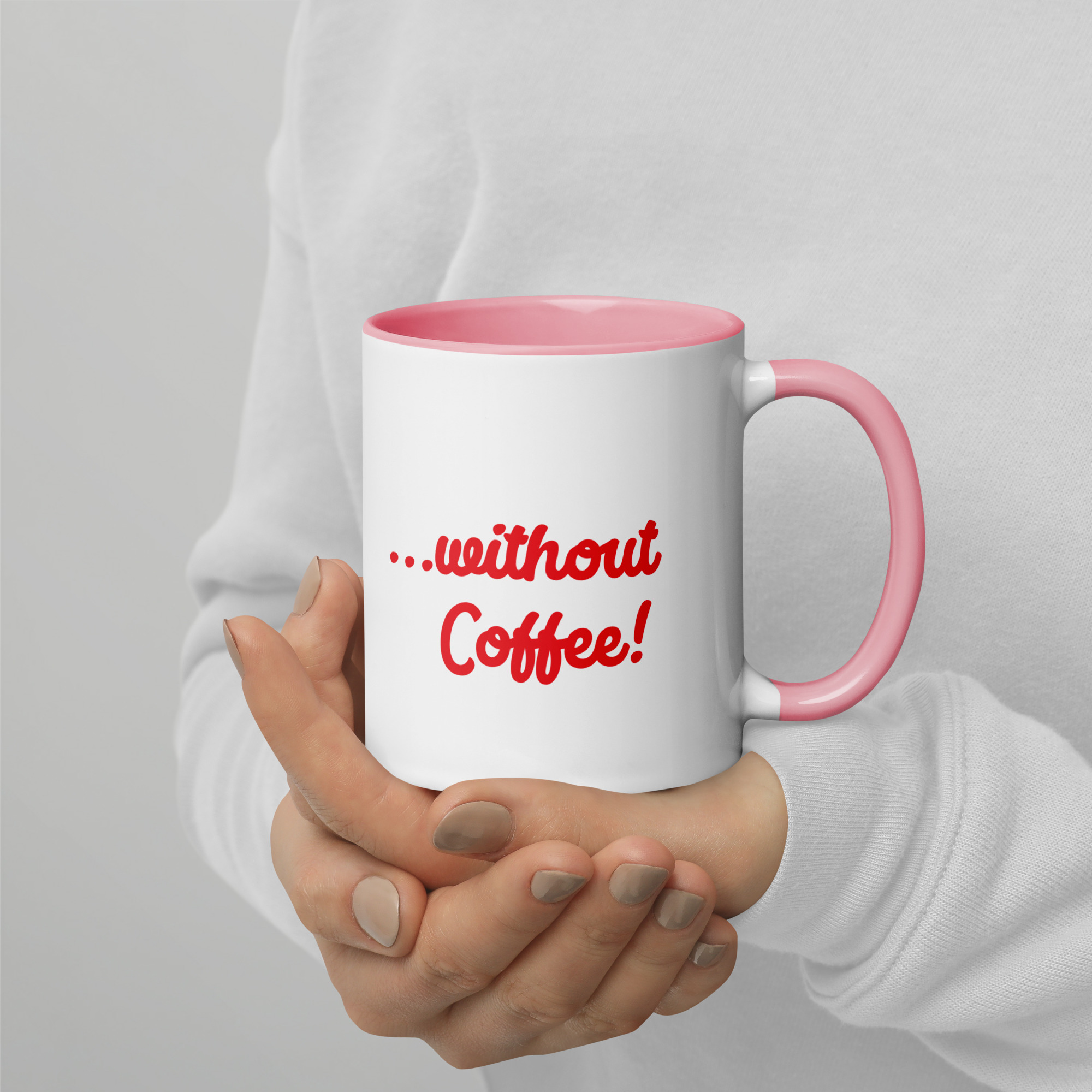 Donut Resuscitate Red Print Mug with Color Inside - Image 22