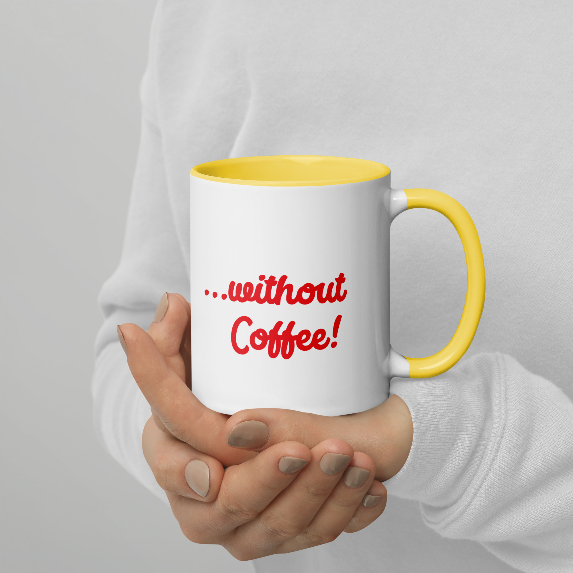 Donut Resuscitate Red Print Mug with Color Inside - Image 28